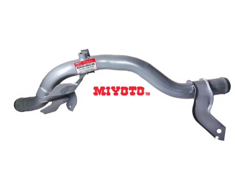 TOYOTA - KDH200 WATER PUMP PIPE - 2KD (DIESEL)  (16578-30011) LOWER (GREY) (KDH200-40622-GQ)