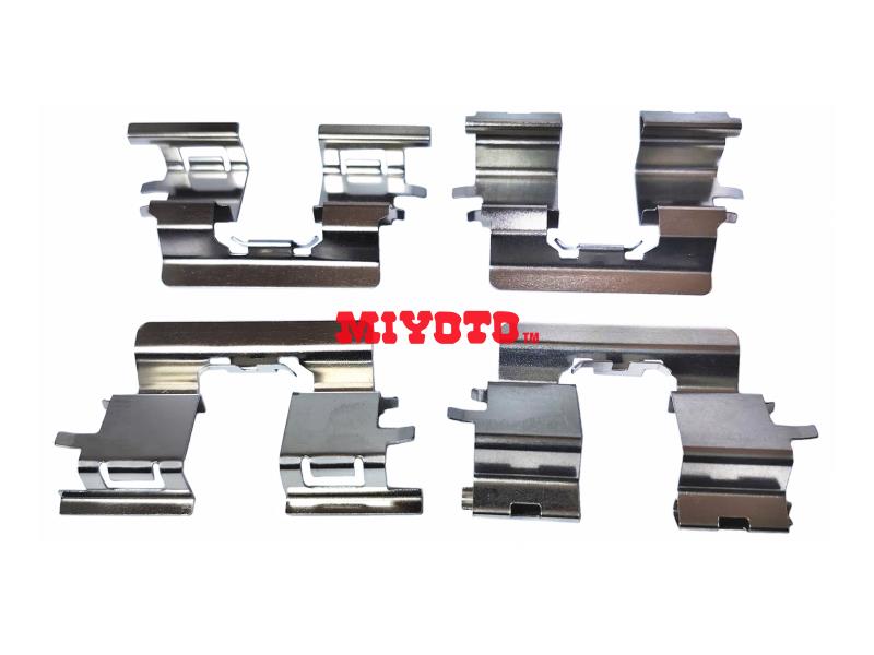 TOYOTA ALPHARD ANH10 , MNH10 , GGH20  ESTIMA ACR50 , TCR11 , GSR50 REAR DISC PAD CLIP SET - 4 PCS/SET (ANH10-R5065-A)