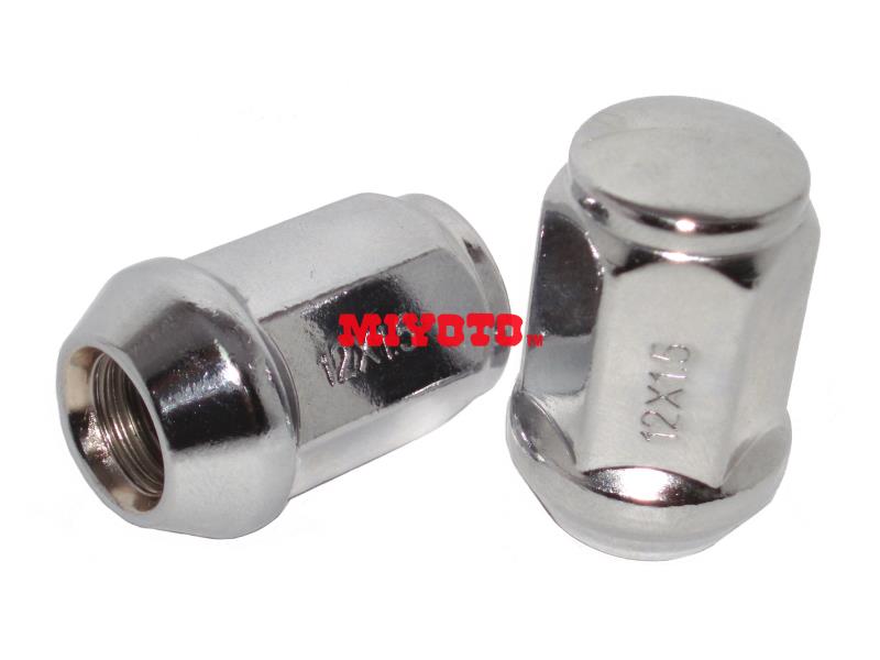 HONDA - HSO4, HSV4, TFR  CHROME NUT ( M12x1.5 x 35L x 19AF)  (HSR4-7046)