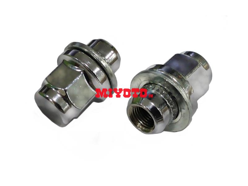 NISSAN - NAVARA  CHROME NUT WITH WASHER (M12 x 1.25 x 38.5L x OD21)  (NAVARA-7046K)